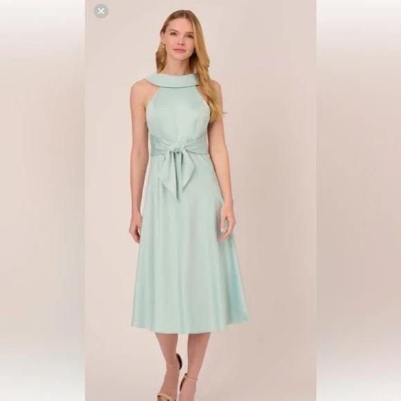 wedding dress doesn't fit Adrianna Papell High-Low Fit & Flare Sequin Dress – DGFOutlet main image 1